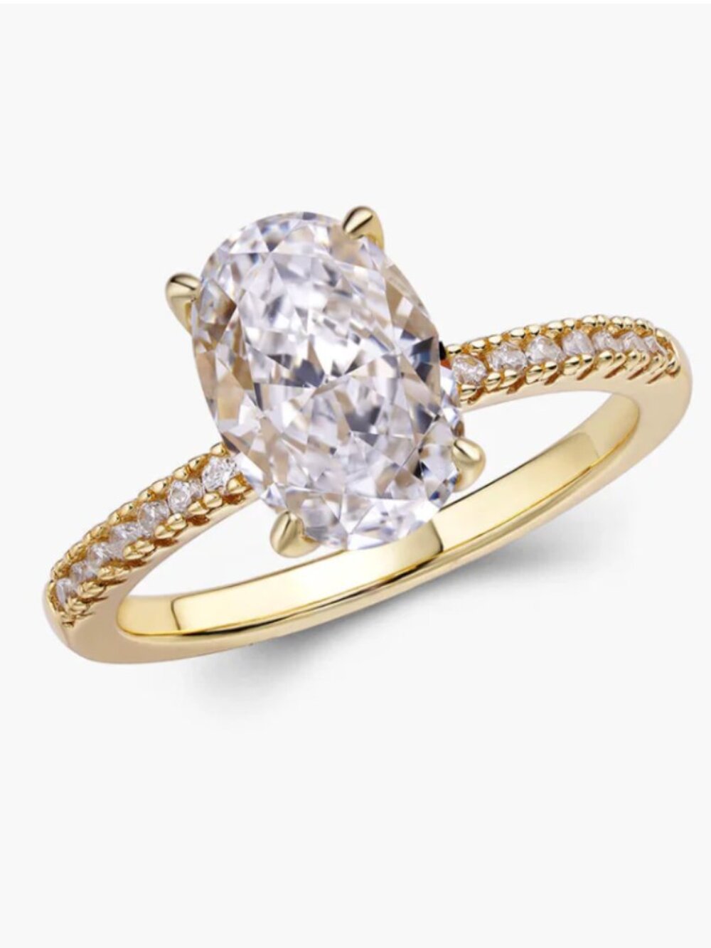 OBJKTS Cherie Ring - Yellow Gold - Size 7 - Picture 4 of 5